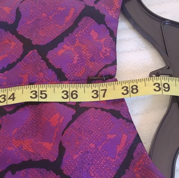 Anne Klein, 10, Purple, Sleeveless, Sheath Dress - Picture 14 of 16